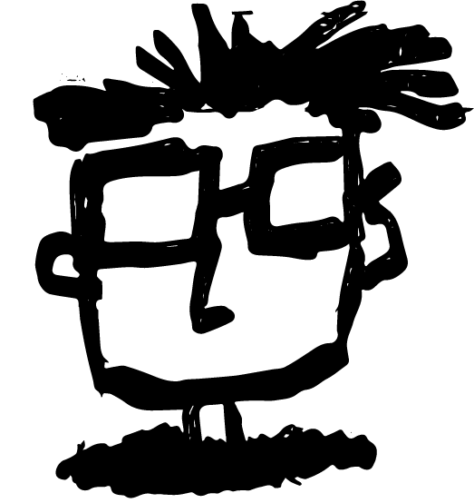 icon of self-portrait doodle